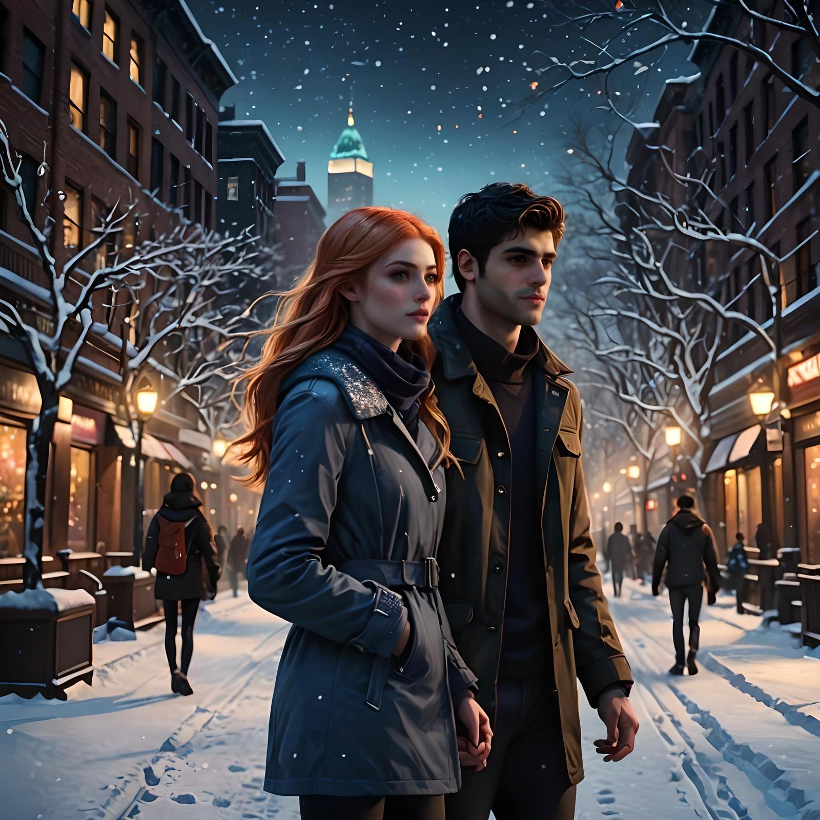 Katherine McNamara and Matthew Daddario on a Date