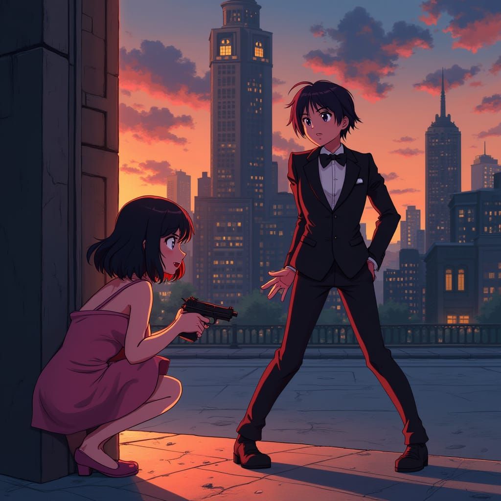 Anya from Spy x Family Watches Epic James Bond vs Blofeld Ba...