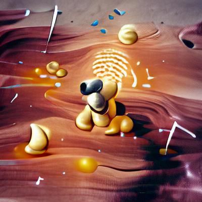AI Generated Image of Planet Pluto