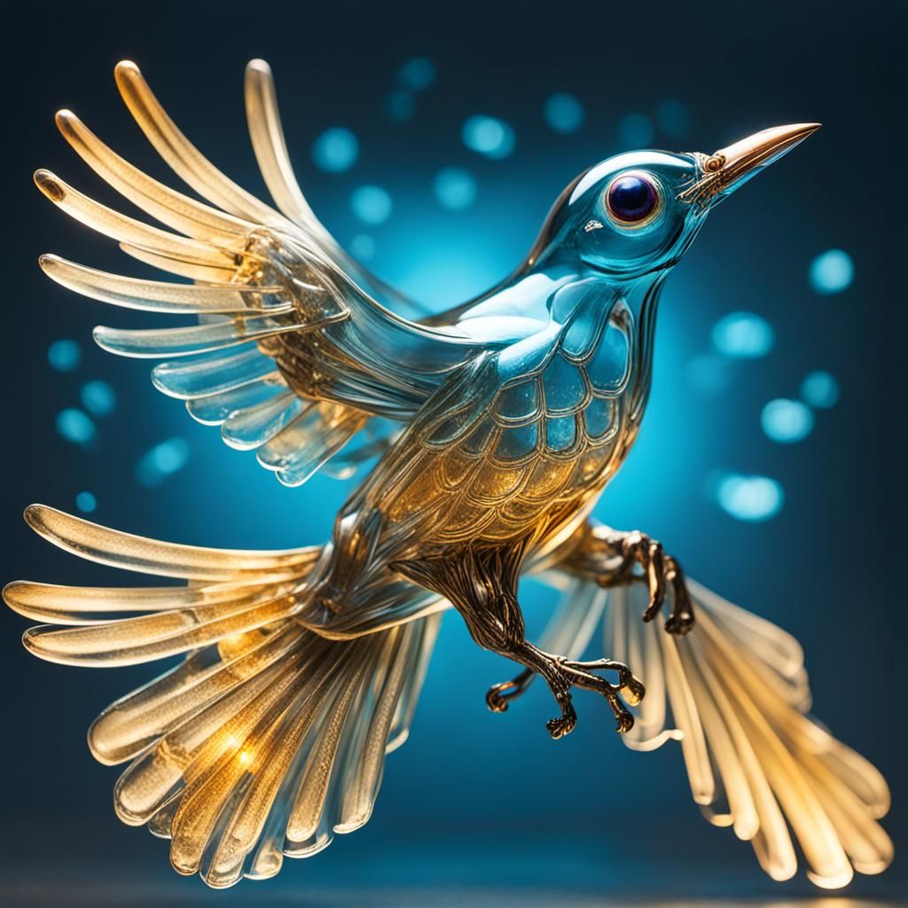 Glass and Water High Priest Figure