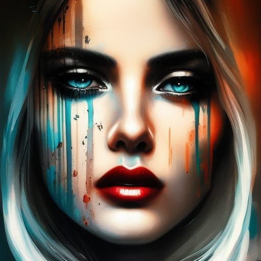 Blonde Gangster: A Cinematic Digital Portrait