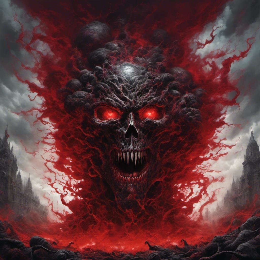 Demonic Tornado Dread Storm: A Dark Fantasy Concept