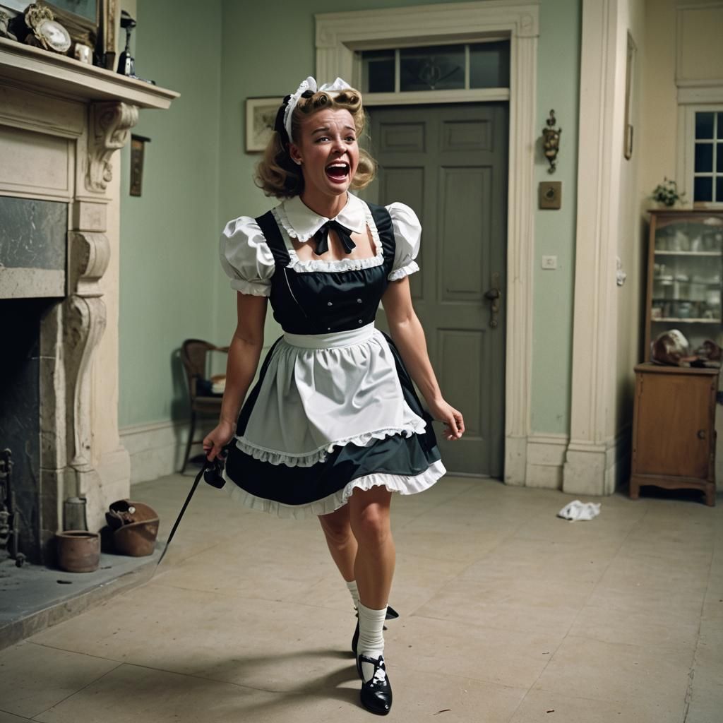 Crossdressing Bodybuilder Learning to Walk in Heels