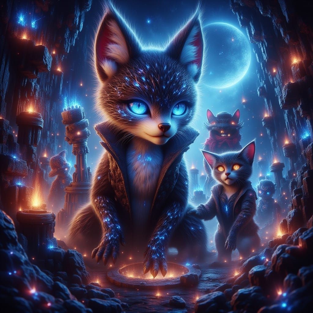 Steampunk Pet Sim X with Cosmic Foxes and Cowboy Cat