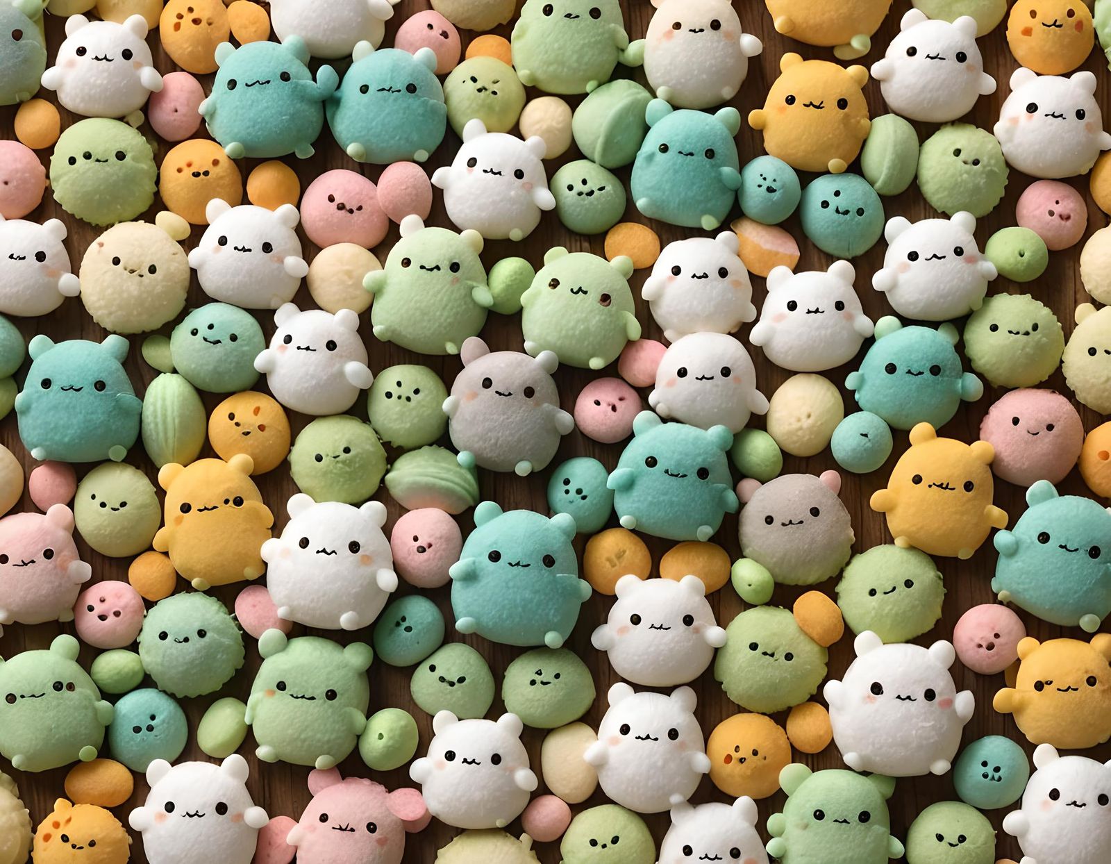 Mochi Mochi Dragons in Sumikkogurashi Style