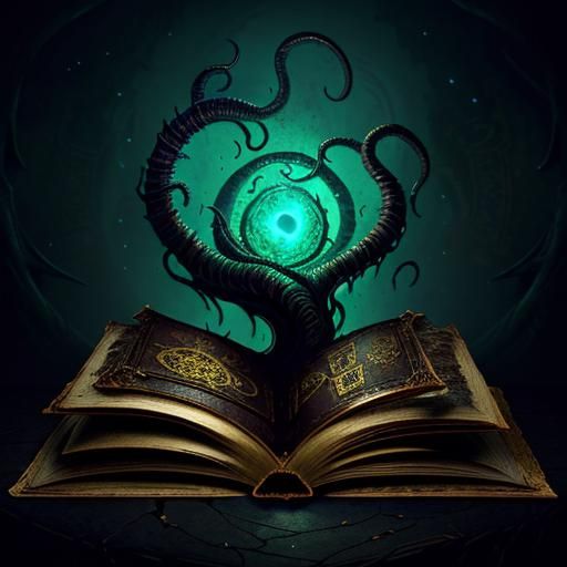 Yog-Sothoth Emerges from Ancient Book: Eldritch Horror