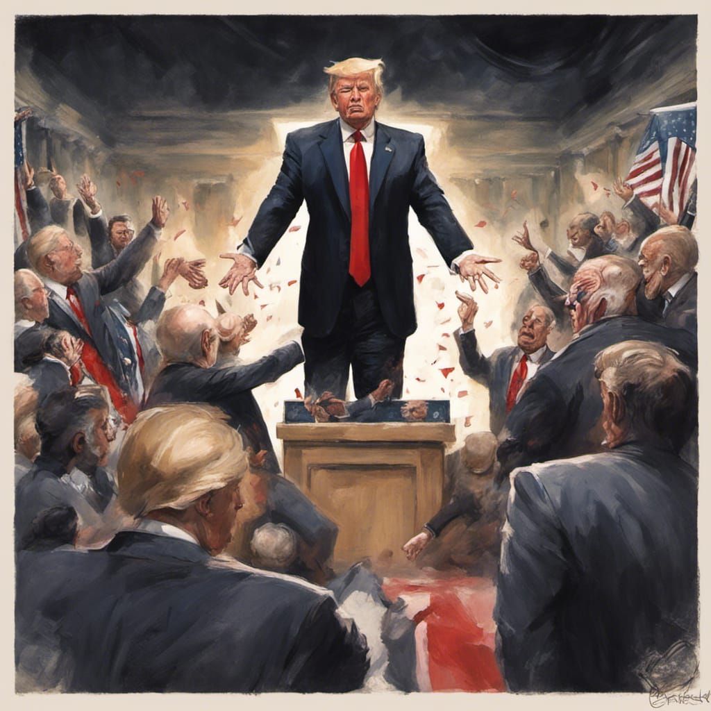 Sinister Image: Donald Trump Reclaims White House