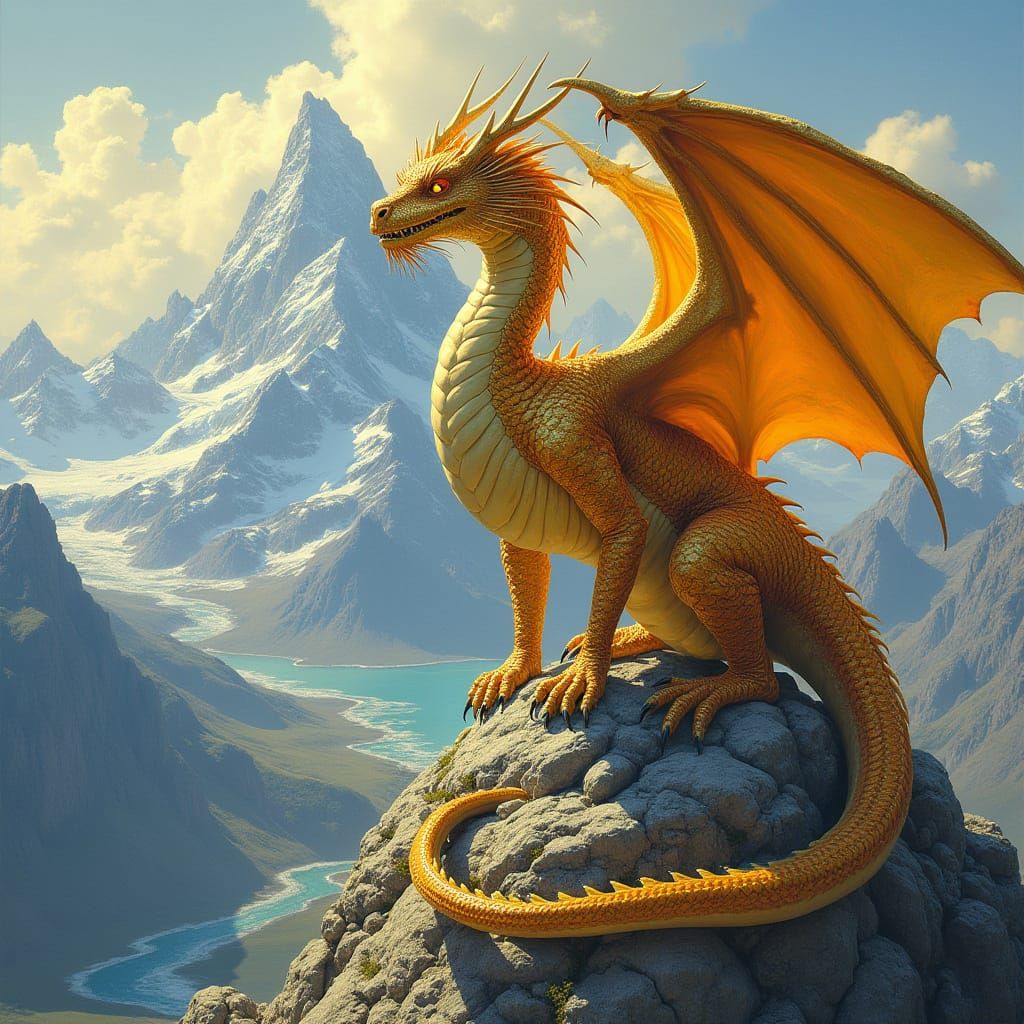 Golden Dragon Surveys Mountain Domain