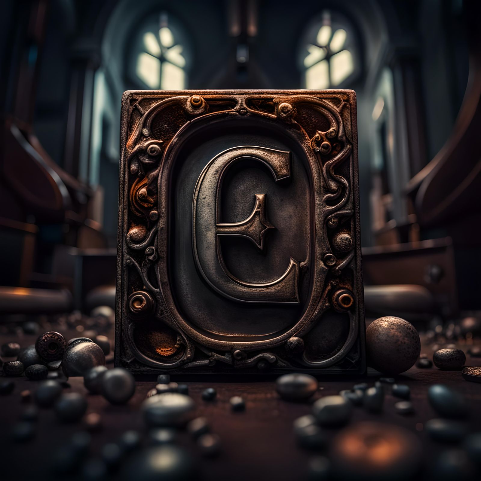 E is for Ecstasy: Hyperrealistic Detailed Letter Art