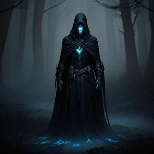 Ethereal Wraith in Dark Fantasy Concept Art