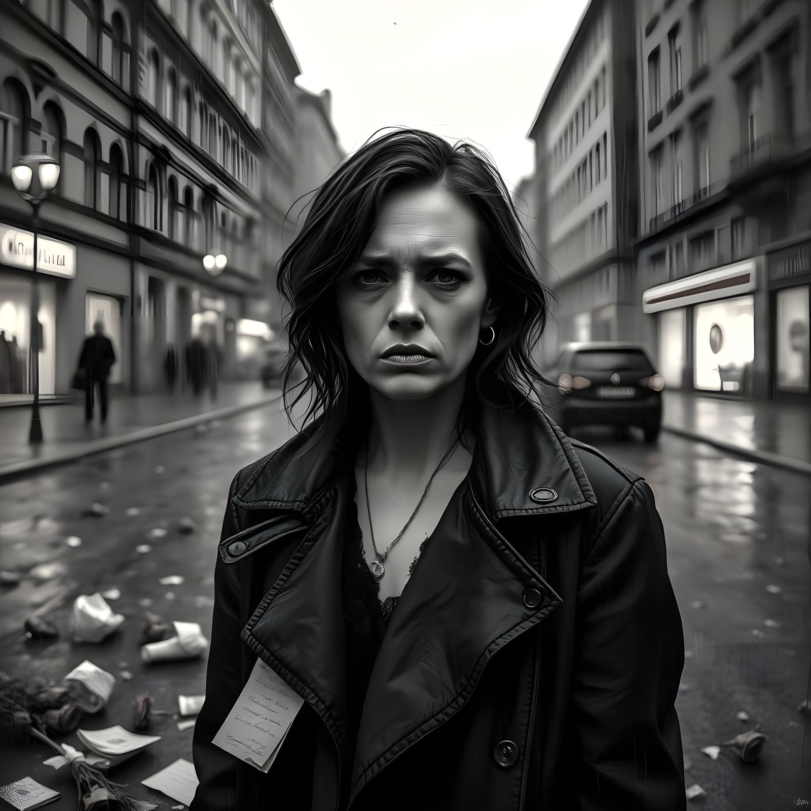 Heartbroken Soul in Despair