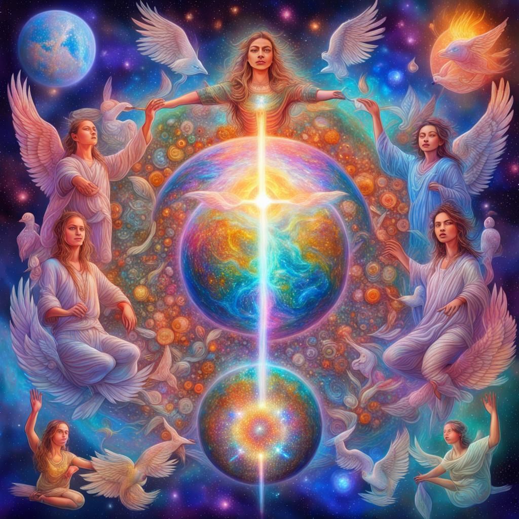 Utopian World Peace: A Holographic Cosmic Illustration