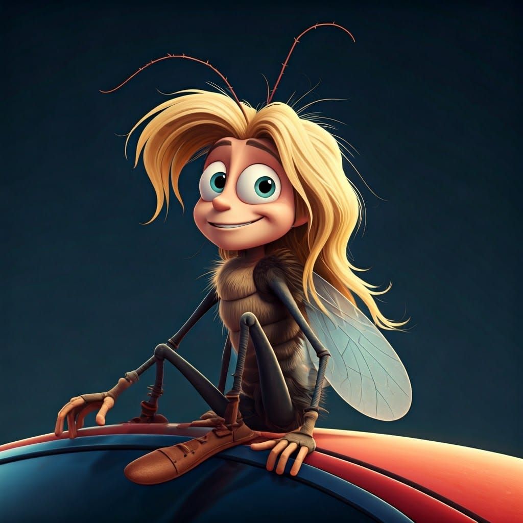 Fly in High-Speed Thrill Ride, in Chuck Jones Style