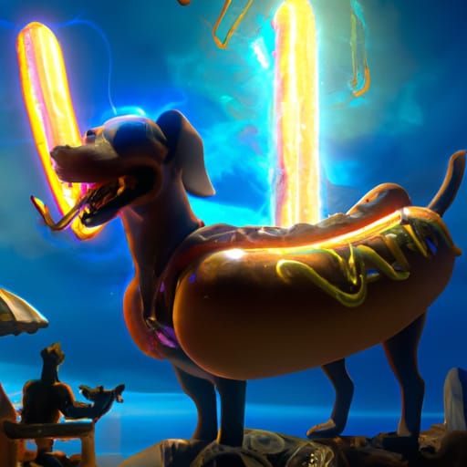 Hotdog Vampire Concept Art