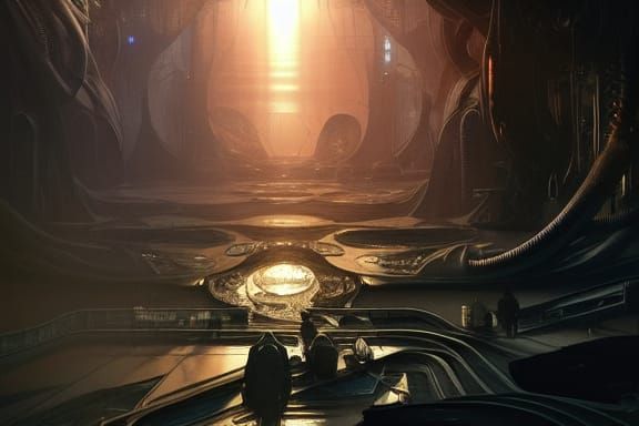 Futuristic Sci-Fi Oasis in Solarpunk Style