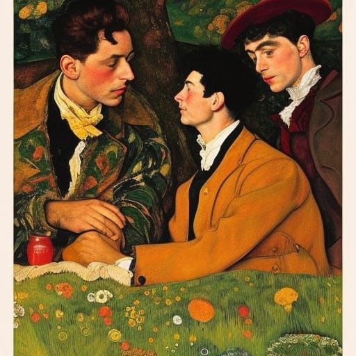 Melancholic Song of Love in Somov Style