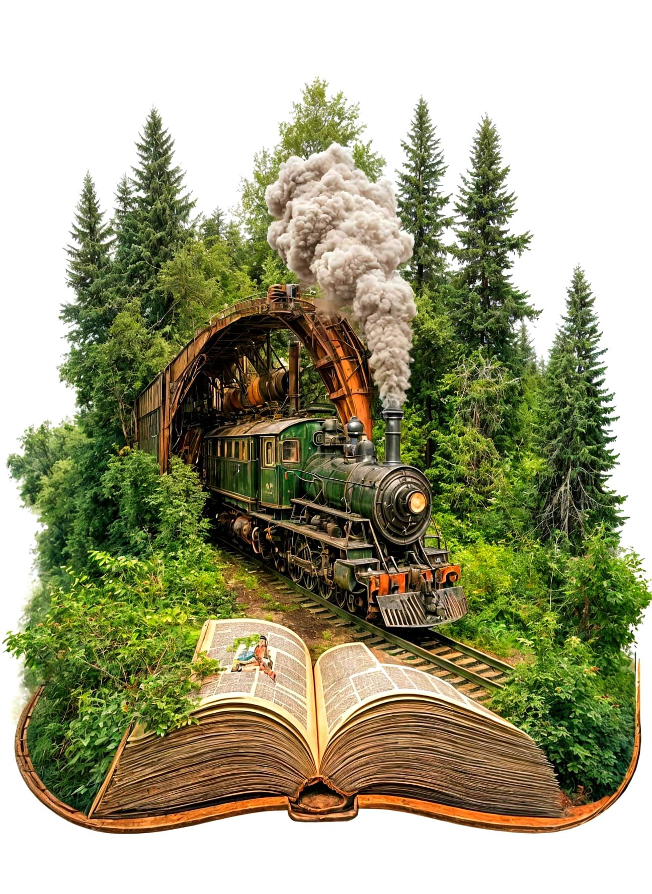 A literary tale of the forest locomotive!