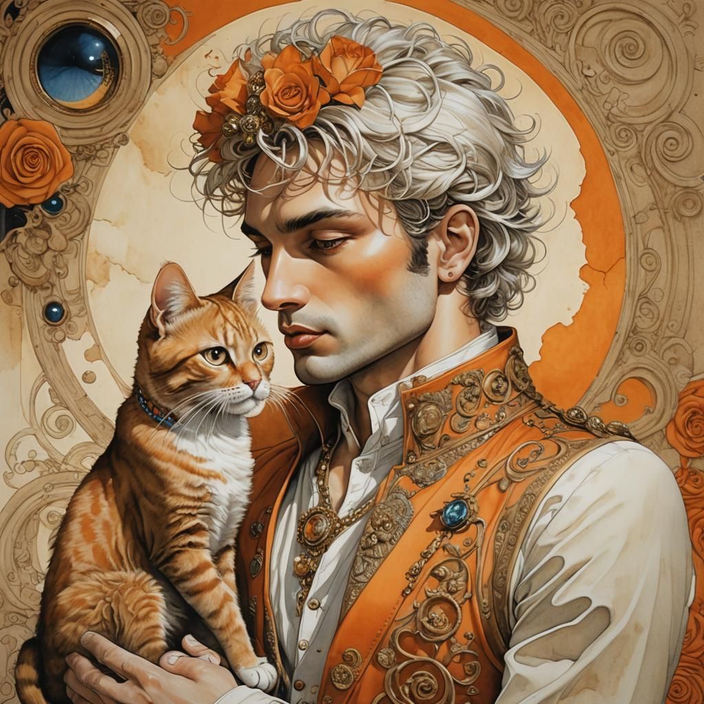 Cat Daddy in Orange