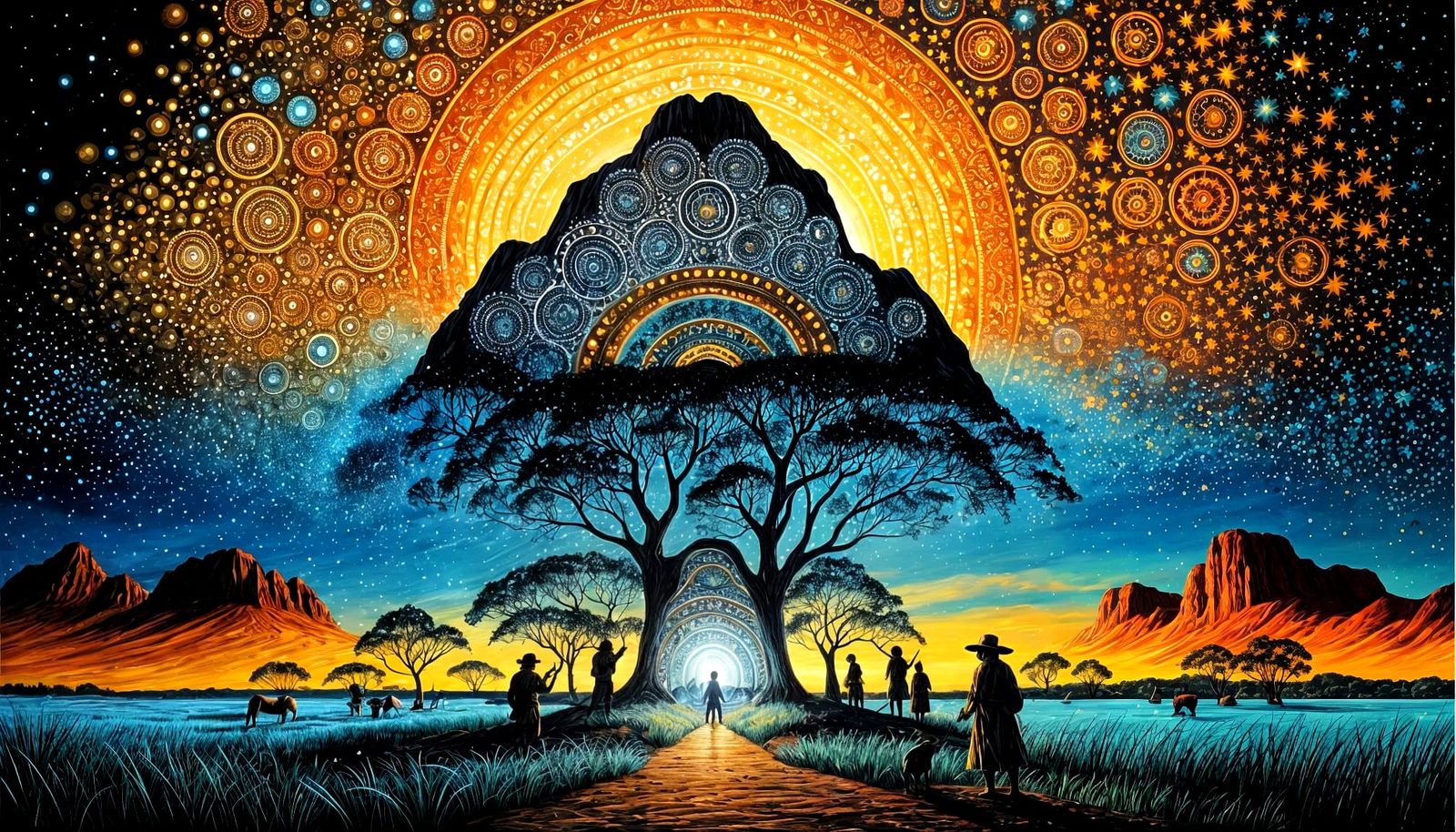 Aboriginal Luminescent Brilliance