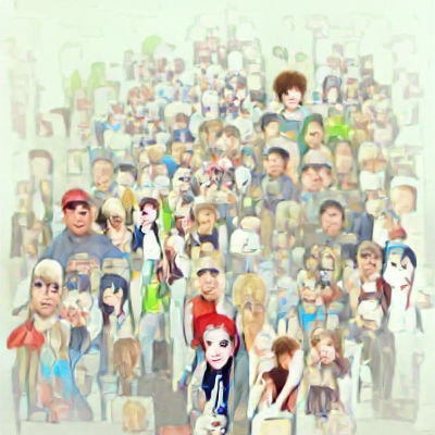 Colorful Anime Characters in Dynamic Poses