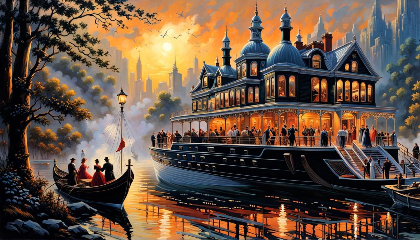 Victorian Mage in Iridescent Detail