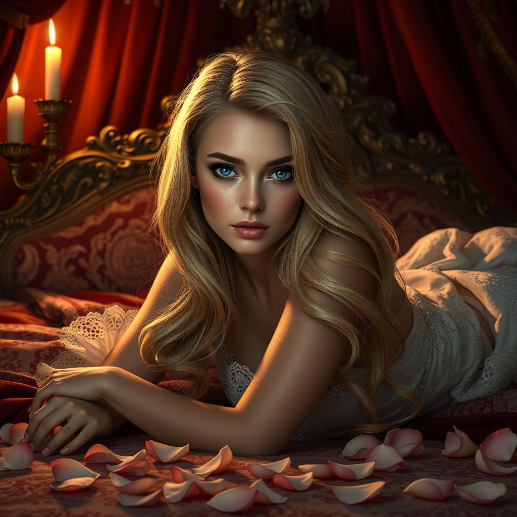 Karolinya: A Blonde Beauty in Baroque Setting