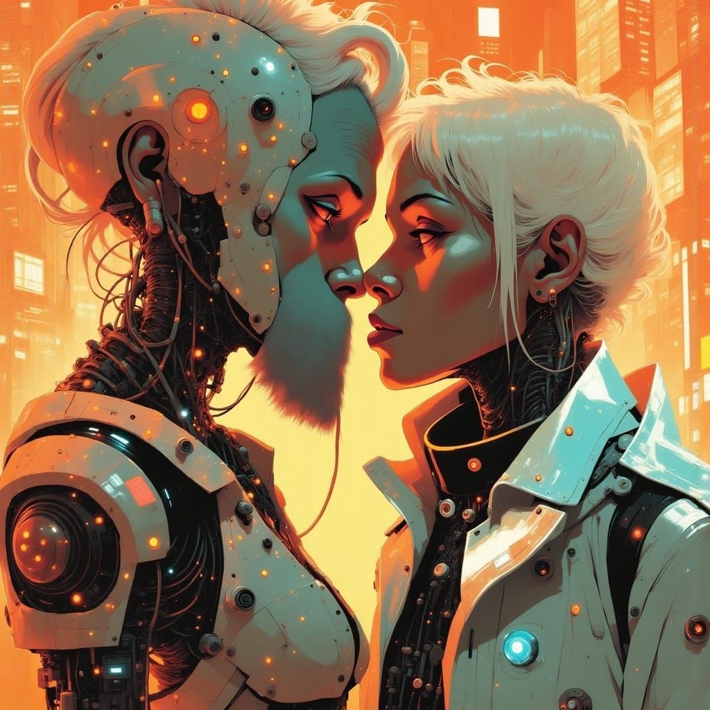 Cyberpunk Fusion: Past Meets Future