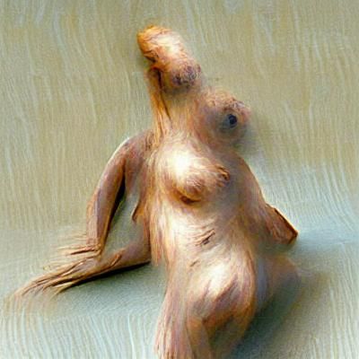 AI Generated Image of Nude Woman