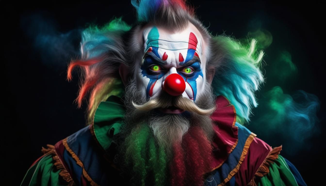 An Evil Clown From Hell With A Whimsical Beard (Continued)
