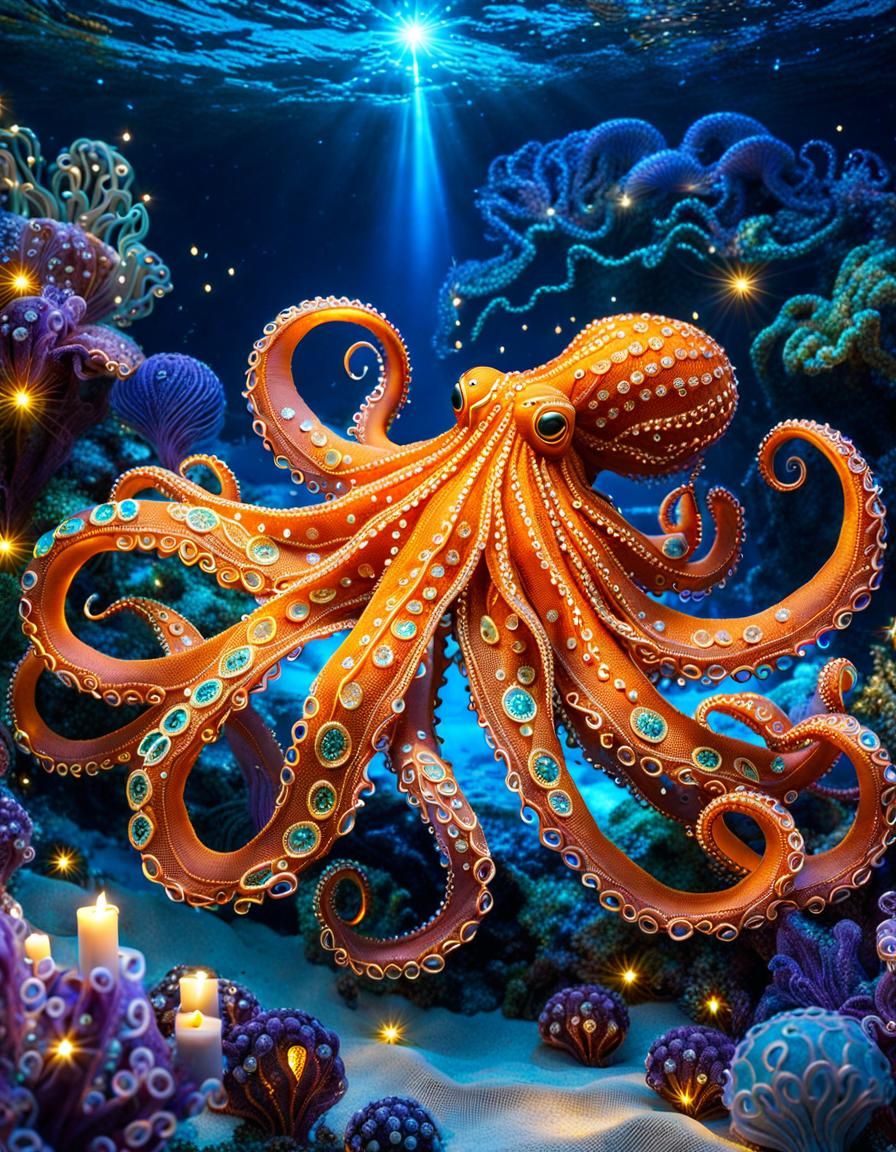 Sparkling Octopus