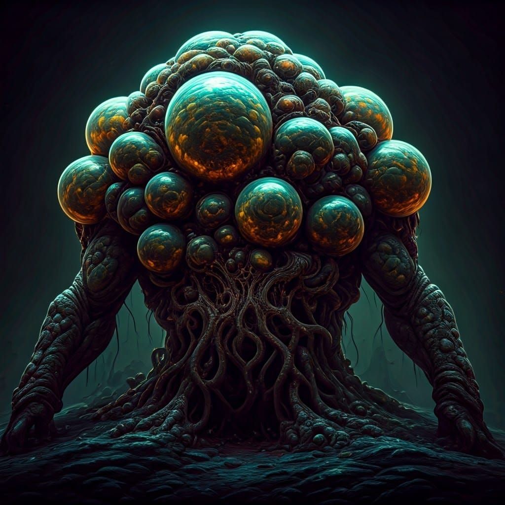 Biomechanical Horror of Aether's Dark Depths