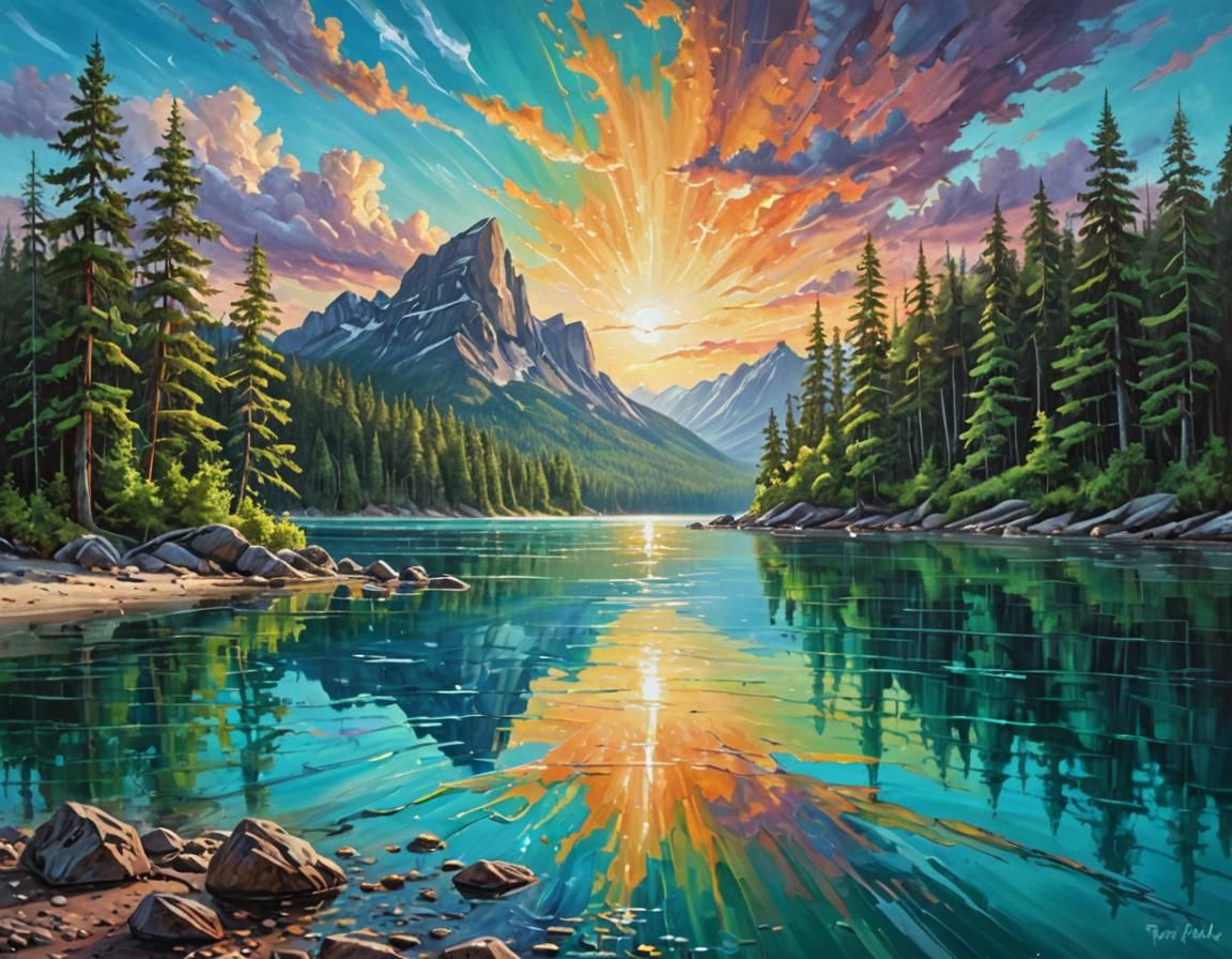 Cosmic Rays Directing Storms: An Oil Painting