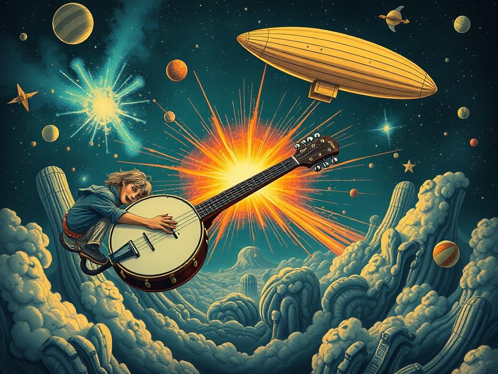 Abstract Juxtaposition of Random Concepts