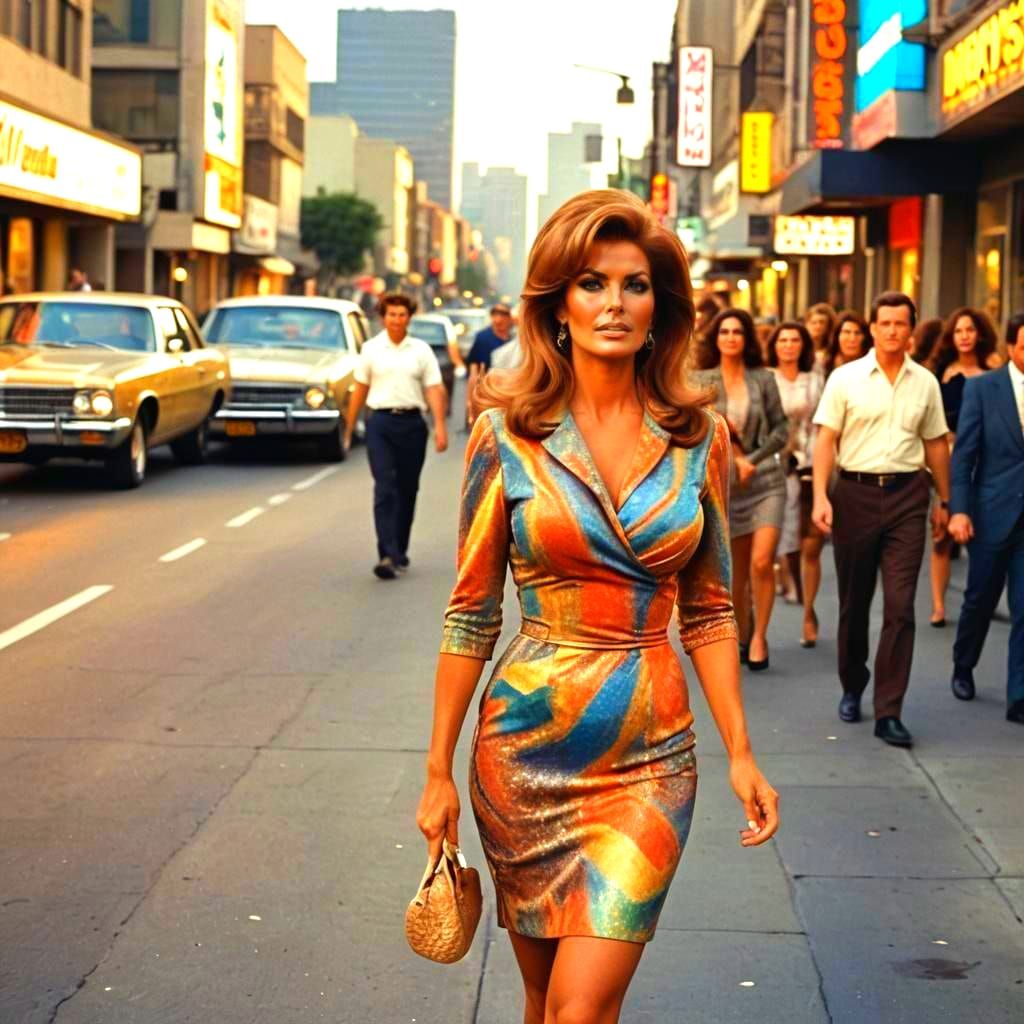 Raquel Welch in 1960s Los Angeles
