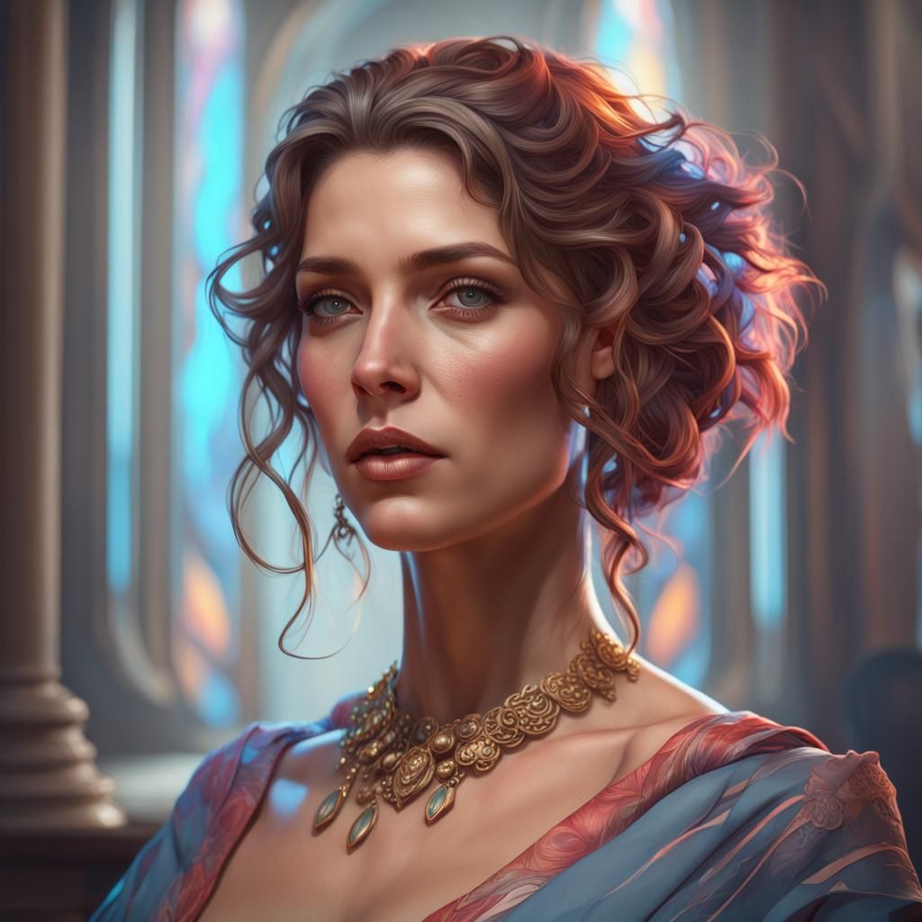 Hyperdetailed Portrait with Dynamic Lighting