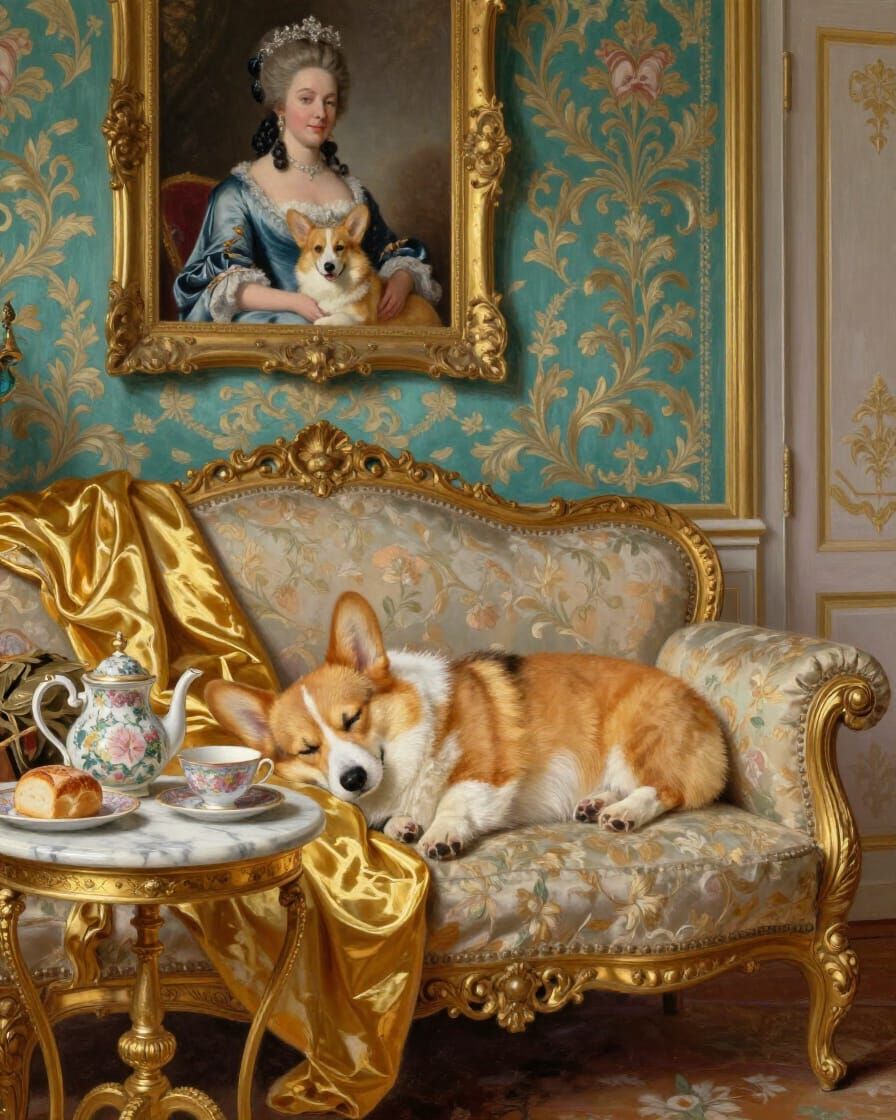Royal Corgi morning