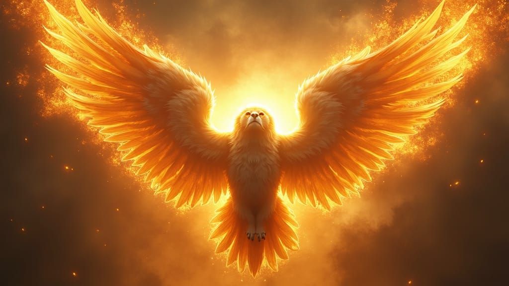 Celestial Cherubim Radiates Divine Power
