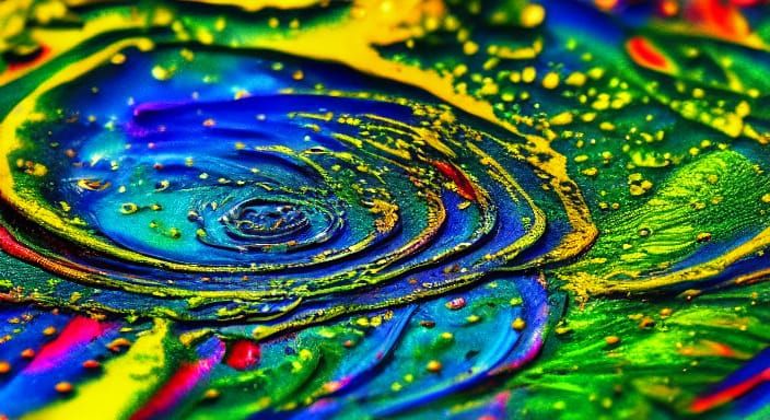 Vibrant Summer Vorticism Scene in Stunning HDR