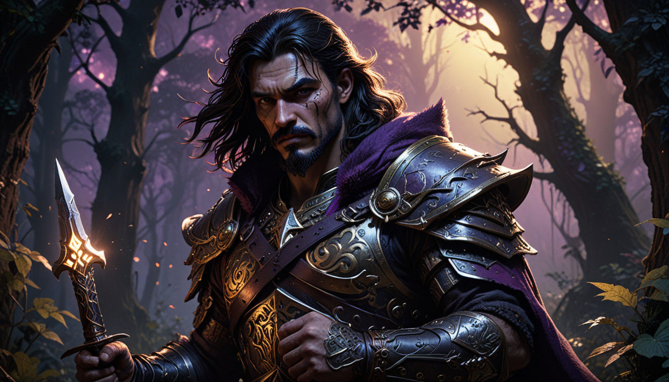Medieval Dark Fantasy Kraven the Hunter Portrait