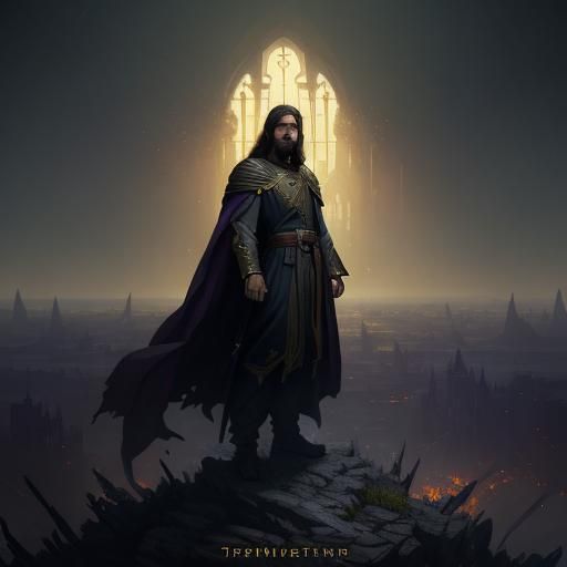 Jesus Christ Resurrection: Dark Fantasy Concept Art