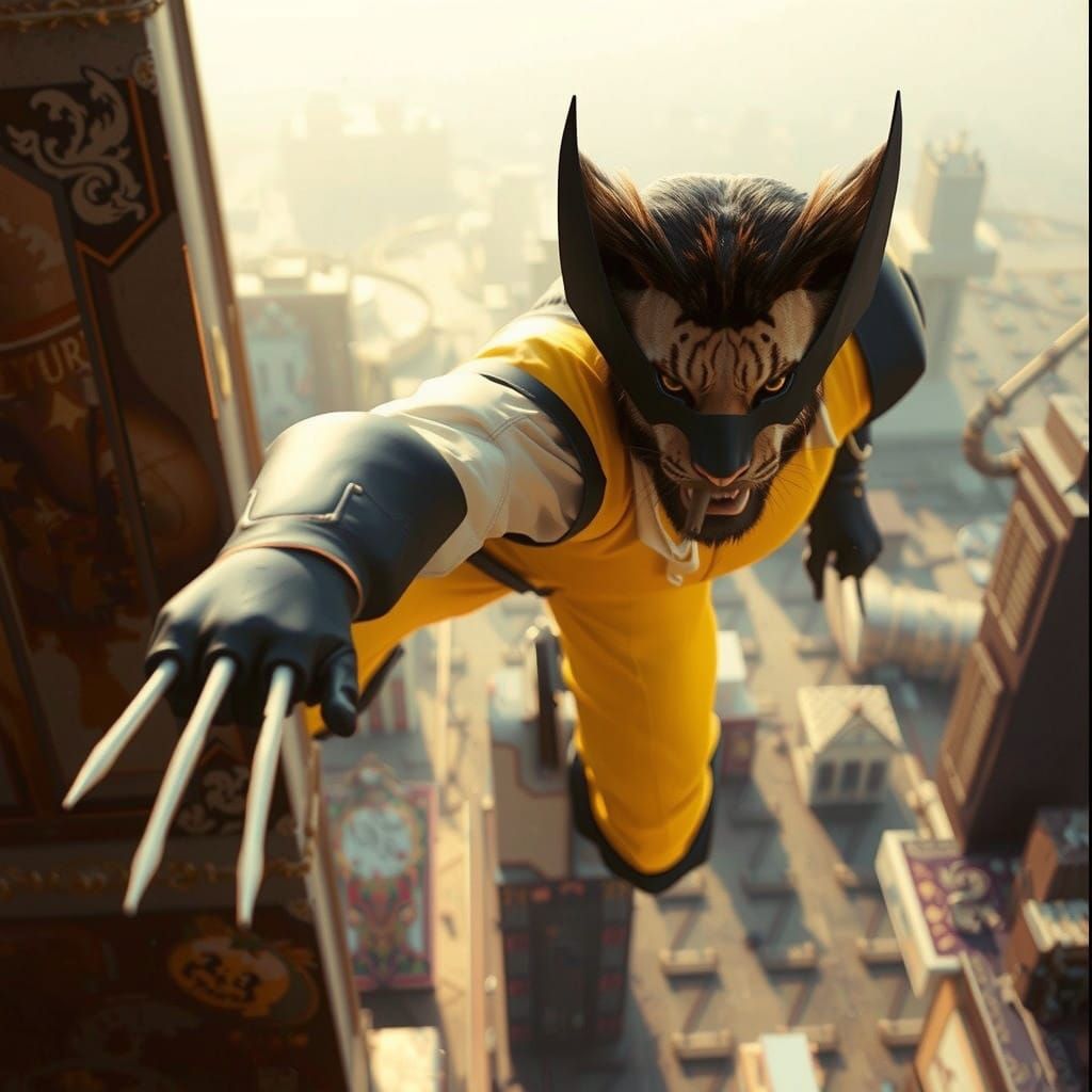 Regal Tiger Sits in Cinematic Splendor with 35mm Film Qualit...