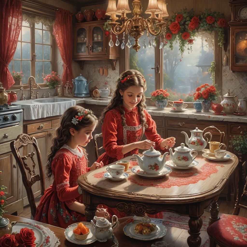 Bohemian Kitchen Tea Party in Ethereal Style