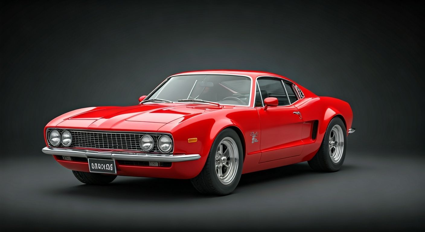 AI Generates Abstract Automotive Art