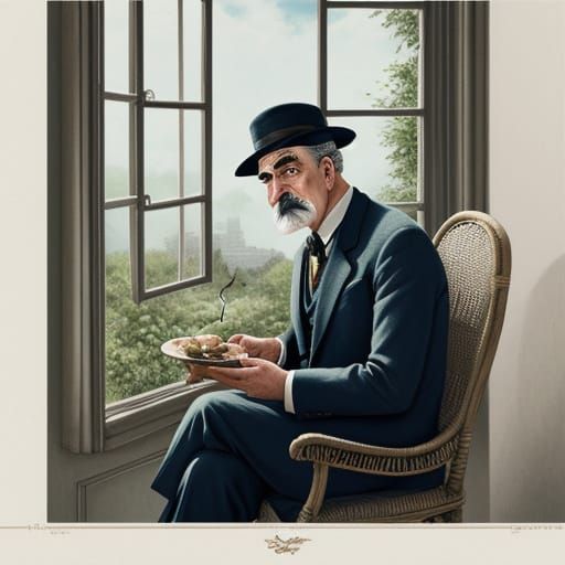 Outside the window a bird was carrying a twig to build its n...