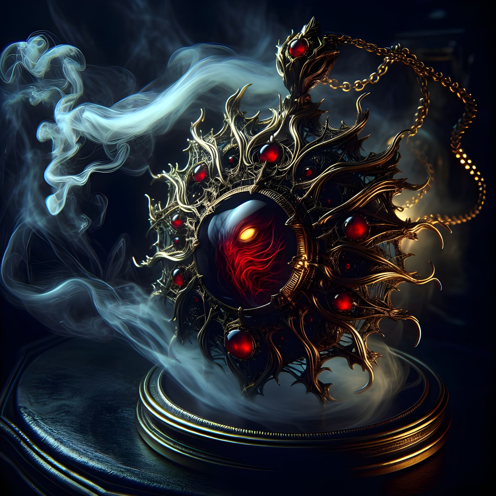 Mysterious Golden Pendant Unveils Eldritch Horror