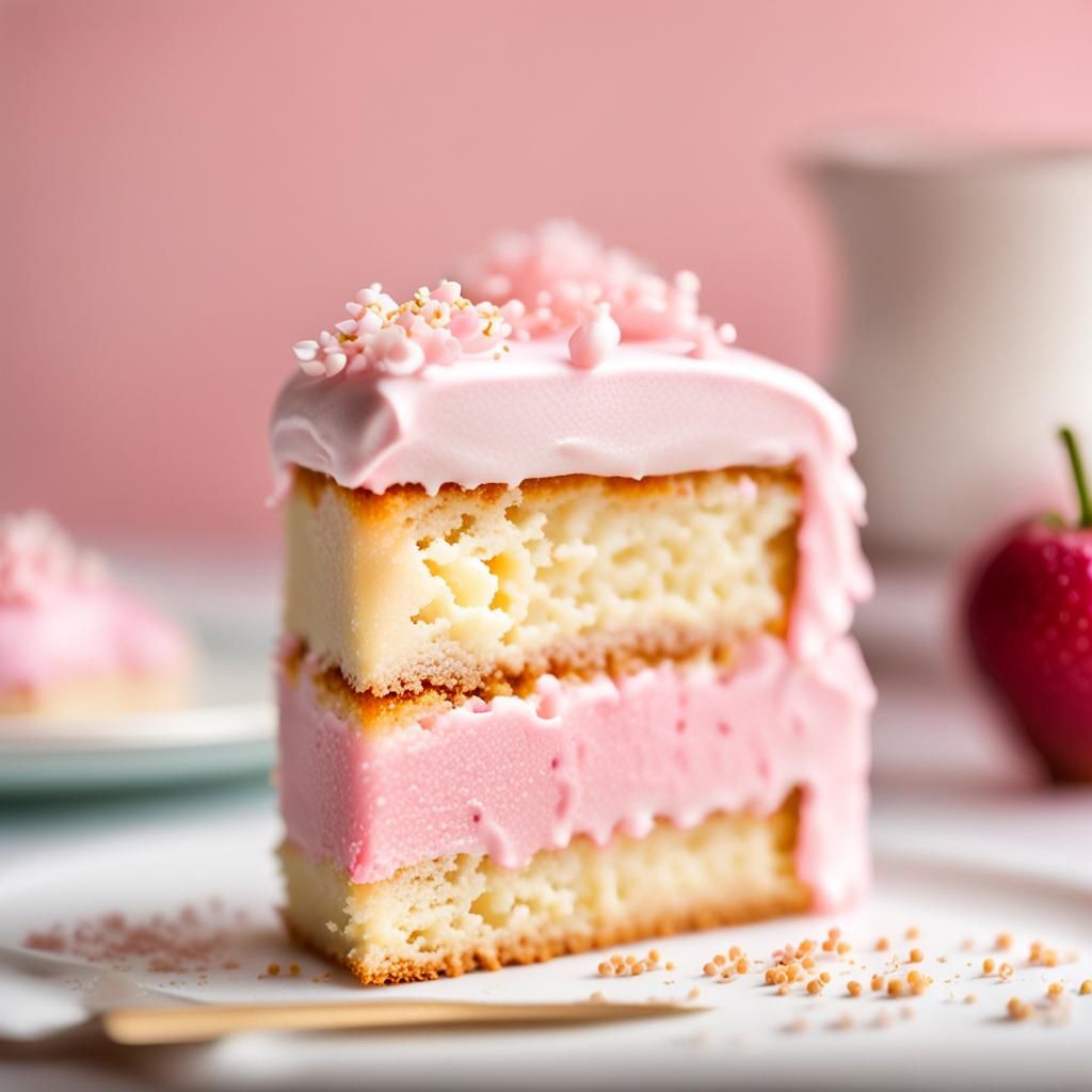Macro Photo of Cake with Math Homework