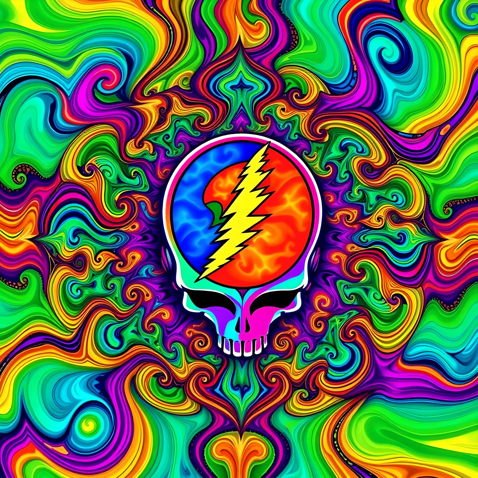 Psychedelic Fractal Grateful Dead #2