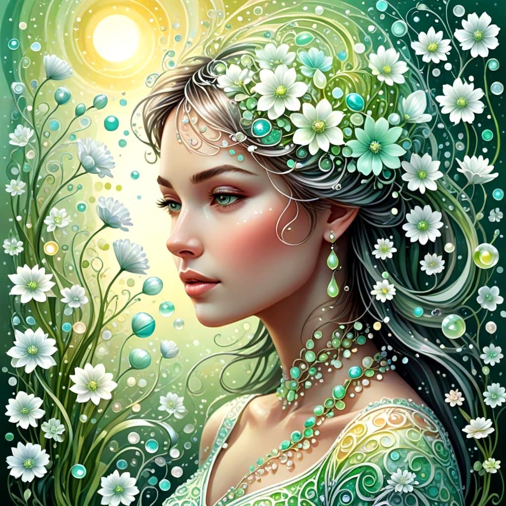 Maibraut, Freya, Ostara oder einfach die Frühjahrs-Göttin