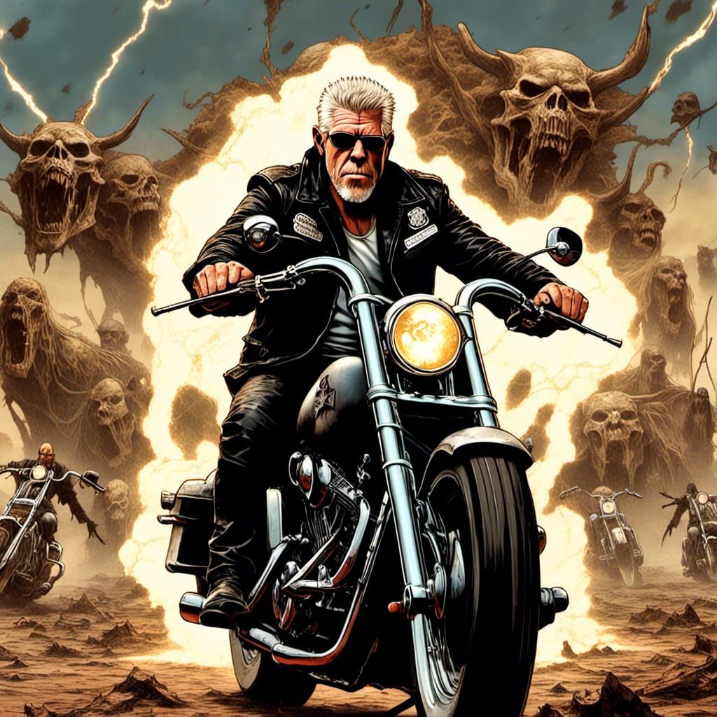 Clay Morrow brings hell with the sons of anarchy