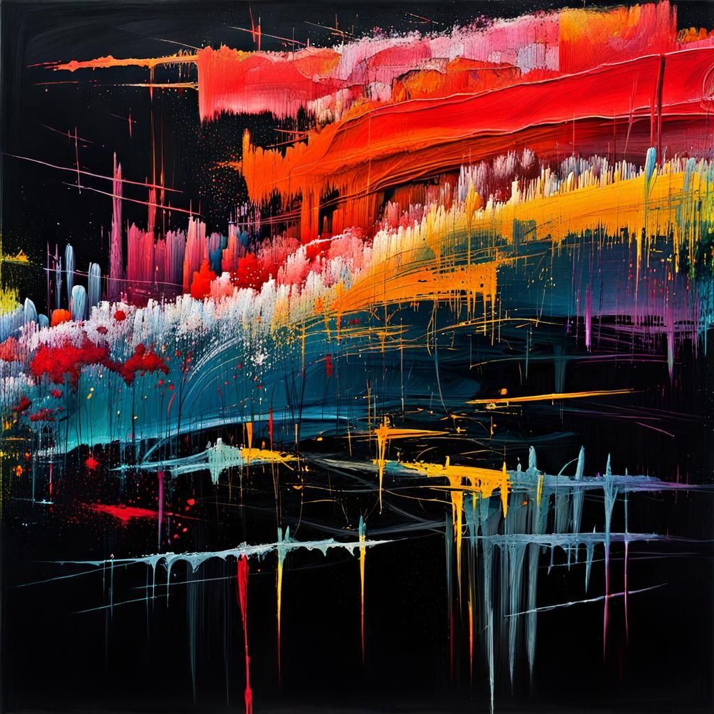 GOKD Abstract of nUANCES  of on the backgroundTHE BLACK  and...